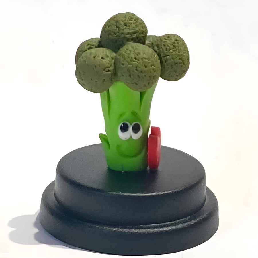 Pet Broccoli, Vegan gift, Vegetarian gift, Comedy gift, Kawaii