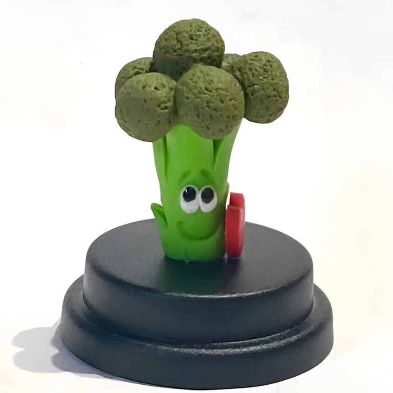 Pet Broccoli, Vegan gift, Vegetarian gift, Comedy gift, Kawaii