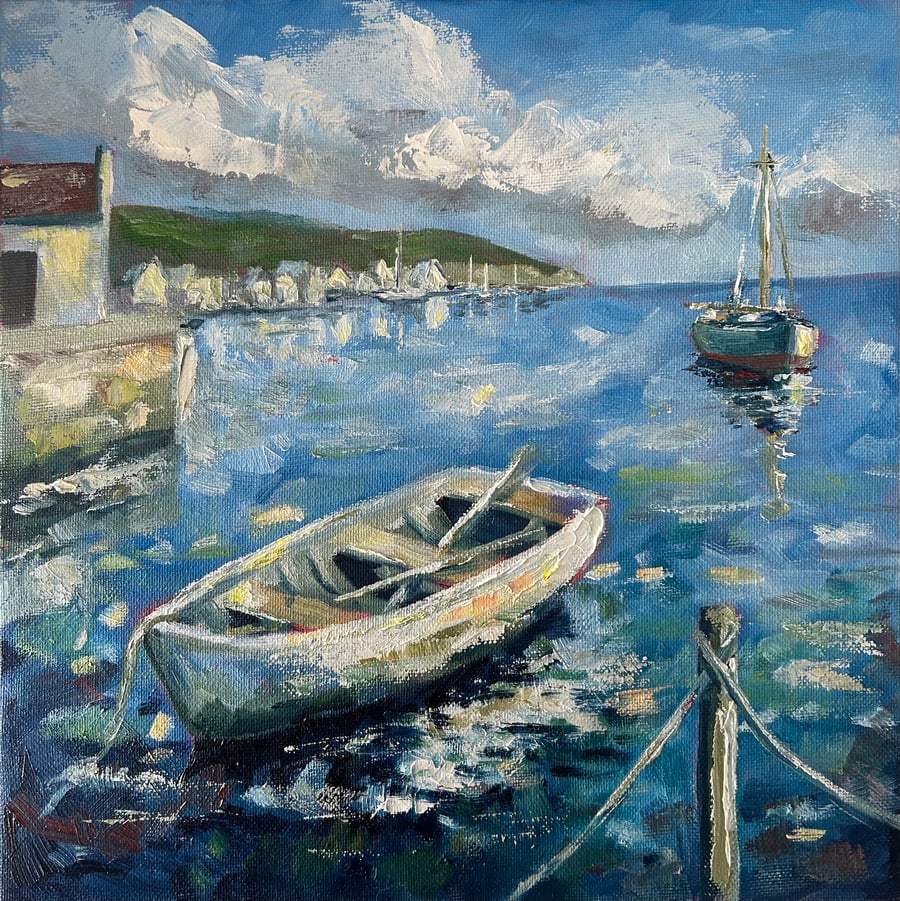 Rowing boat in Harbour