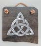 'Trinity Knot' Original Painting on Welsh Slate