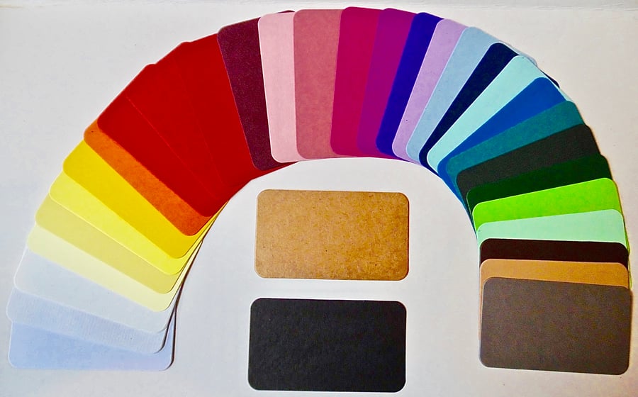 24 Business cards, Flash cards Labels  