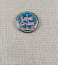 I love To Cruise - Cruise Lover Themed Badge - Large Resin Topped Pin Badge - Image 1
