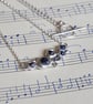Sterling Silver and Raw Sapphire Necklace - Image 9