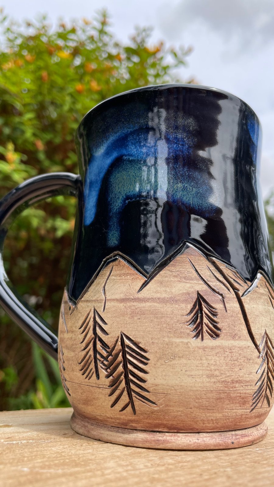 MadeWithMud Wheel Thrown Aurora Mug