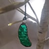 Stained glass Christmas pickle