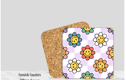 Flower Coasters