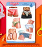 BULGES sticker sheet vol 1, waterproof vinyl gay stickers - Image 2