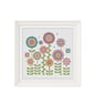 Retro Flower Cross Stitch Pattern: Modern Floral Embroidery (PDF Download) - Image 9