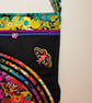 Handbag with colorful flowers and butterflies  - Image 3