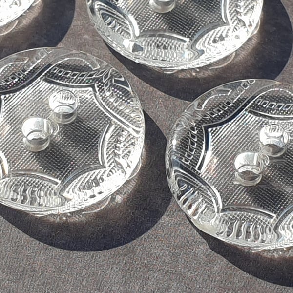 15mm and 19mm Italian Glass looking(Acrylic) buttons