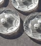 15mm and 19mm Italian Glass looking(Acrylic) buttons - Image 1