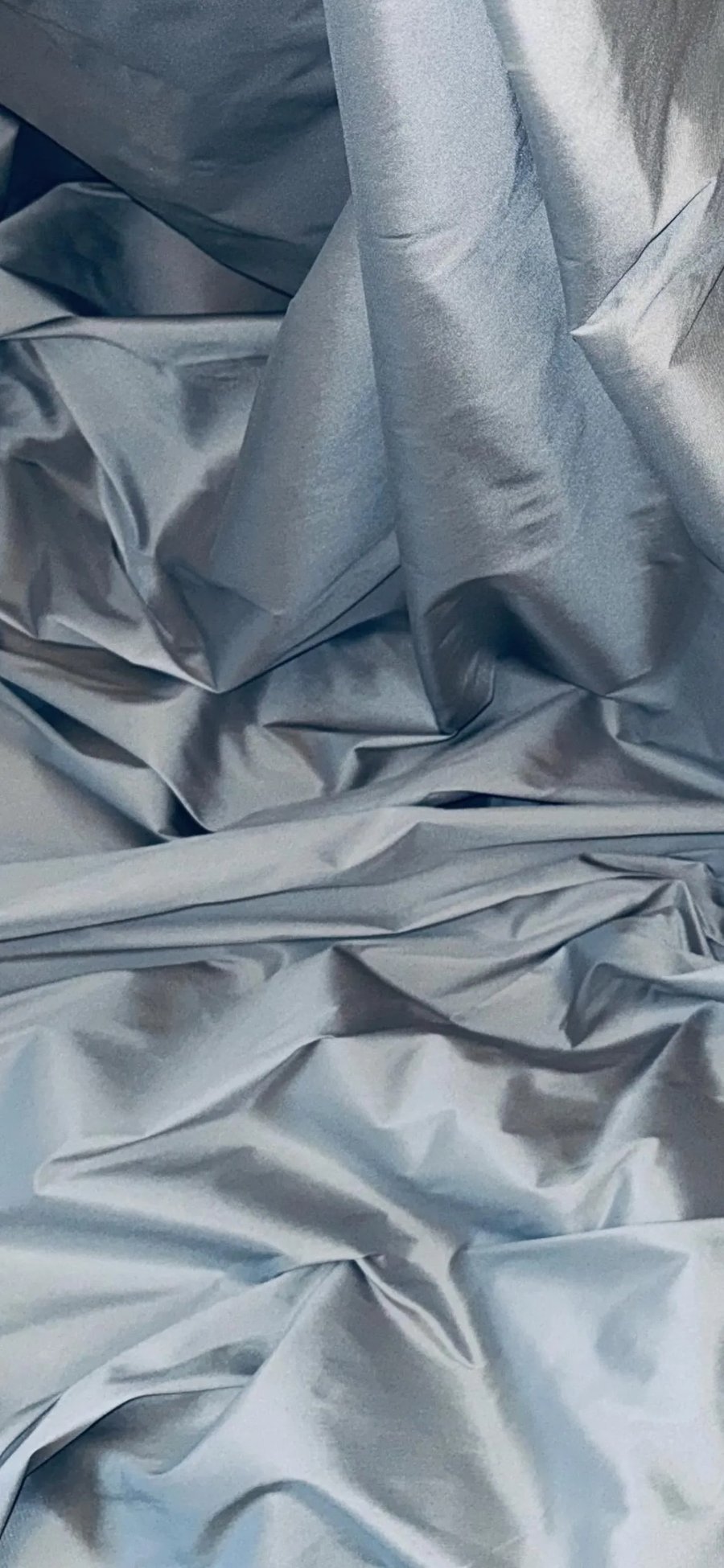 Silver Supreme Taffeta Fabric 58'' PRICE PER METER