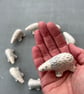 Ceramic Polar Bear with blue fur   Decoration - Image 1