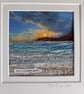 Stitched textile seascape art… Where time moves gently  - Image 7