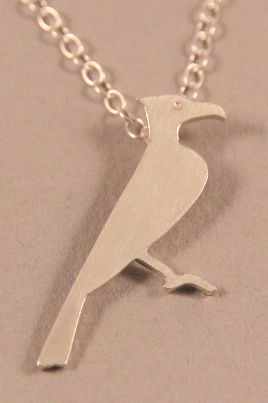 Silver Necklace Cormorant