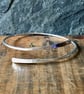 Adjustable Sterling Silver Bangle - Image 5