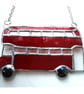 London Bus Suncatcher Stained Glass Red Double Decker - Image 7
