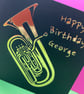 Personalised Tuba Birthday Card - Image 2