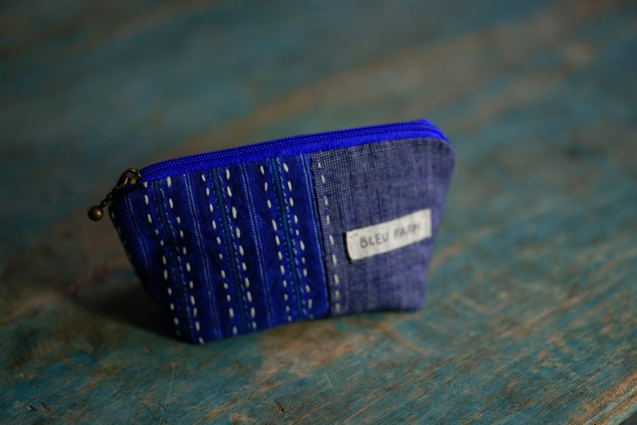 Handmade Fabric Coin Purse, Card Pouch, Zipper Pouch 