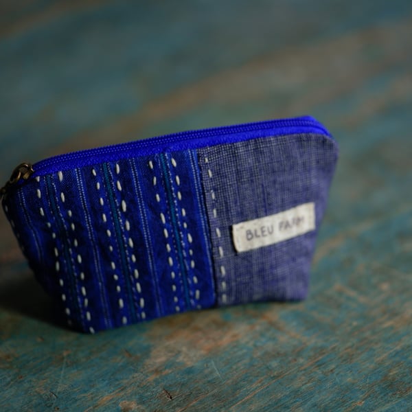Handmade Fabric Coin Purse, Card Pouch, Zipper Pouch 