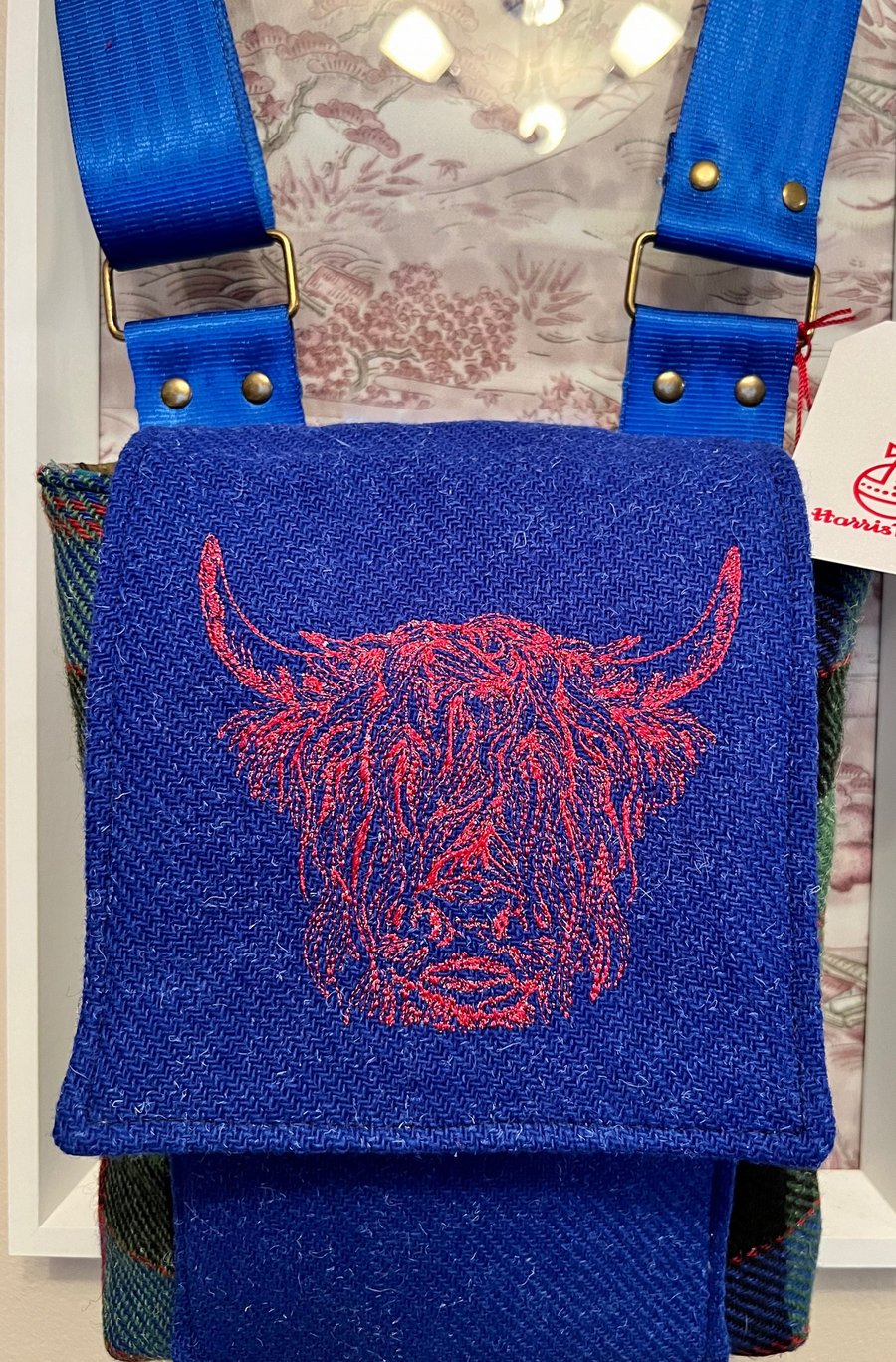 Harris Tweed and Amor Woven Wool Craggan Crossbody Bag