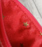 Pink & Green Floral Zip Top Storage Bag, Make Up Bag, Pencil Case - Image 2