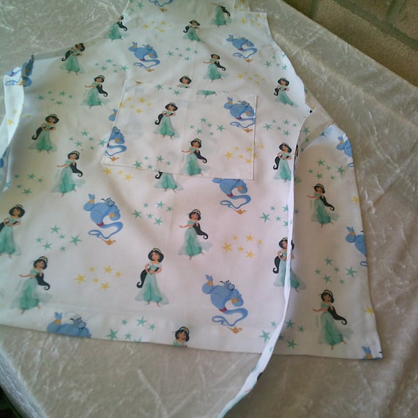 Child's Apron with Characters From  Aladdin