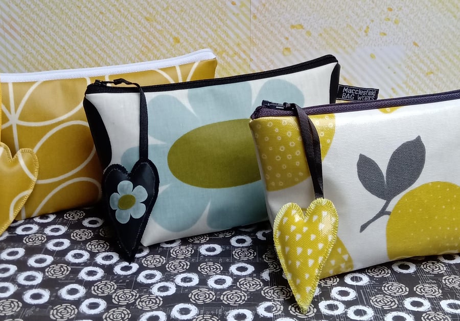 Oilcloth Make-up Bag