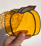 Orange stained glass pumpkin with draw your own kit - Image 2
