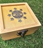 Handmade Tree of Life Wooden Keepsake Box – Velvet Lined Jewellery & Trinket  - Image 1