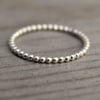 Beaded Stack Ring 1.5mm