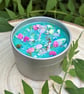 Soy Wax Candle in a Tin with Confetti-Style Decoration - Sea Salt Scent - Image 9