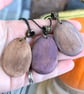 Forest Fungi Pendant. Pyrography with colour teardrop necklace. - Image 5