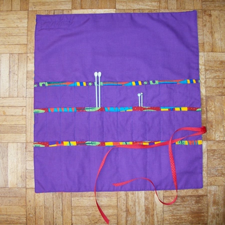Roll Up Knitting Needle Case