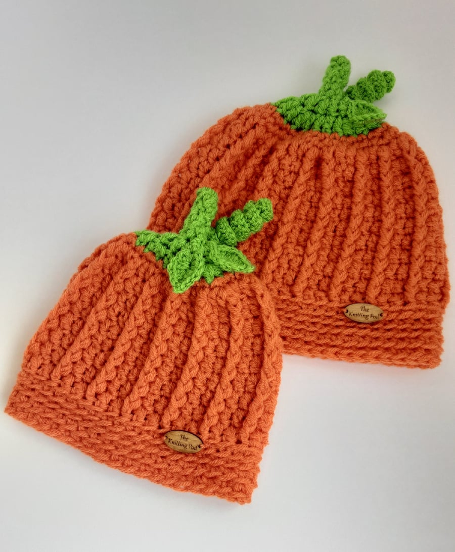 Pumpkin hat, Halloween hats, baby pumpkin, hat, photo shoot, photo prop,toddler 