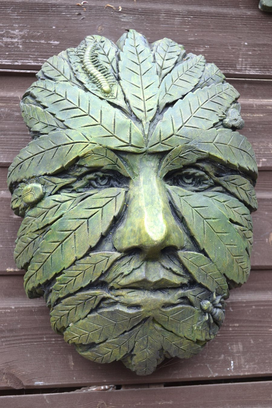 Ash Green Man Plaque plus Free Pocket Green Man