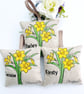 Daffodil Linen Lavender Bag  - Image 3