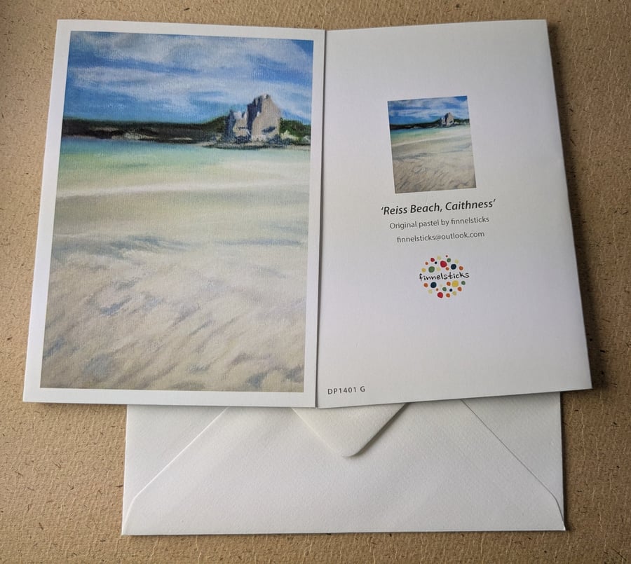 Image of Reiss Beach - with white border