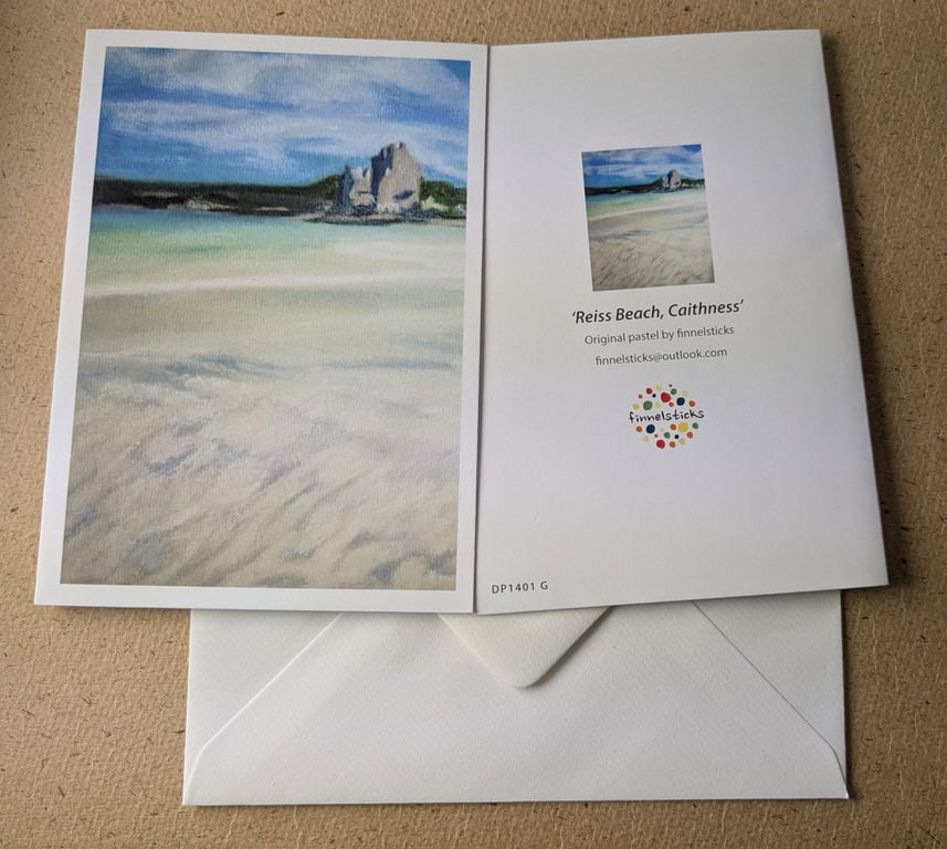 Reiss Beach - with white border