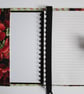 A5 Red Paeony Reusable Notebook Cover - Image 3