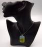 Windy Day, Fused Glass Pendant with Sterling Silver Findings - Image 9