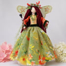 Lady Elowen of the Woodland Realm – One of a Kind Artisan Fairy Doll