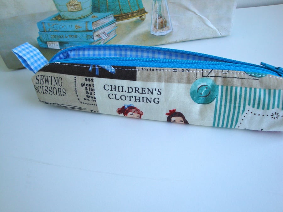 Handmade Cotton  Mini Pencil Case 