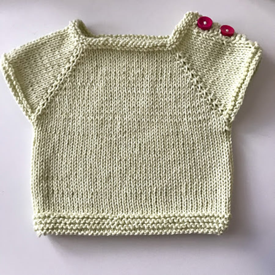 Lena Baby Jumper Knitting Pattern - DIGITAL PATTERN ONLY