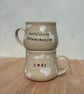 Handmade ceramic mug "AI"