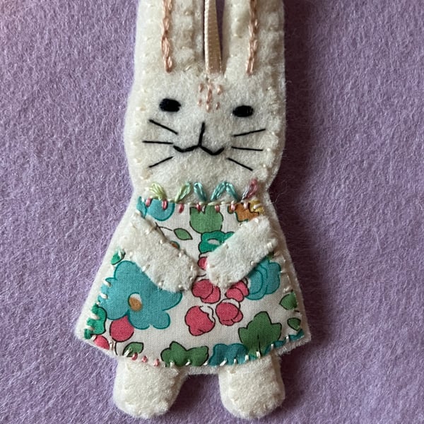 Easter Bunny Felt Decoration 