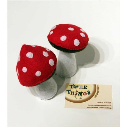 Toadstool pincushions