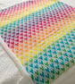 The Over the Rainbow Hearts Crocheted Blanket - Image 6