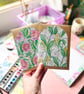 Snowdrop Birthday Card, Eco Friendly Spring Birthday  - Image 3