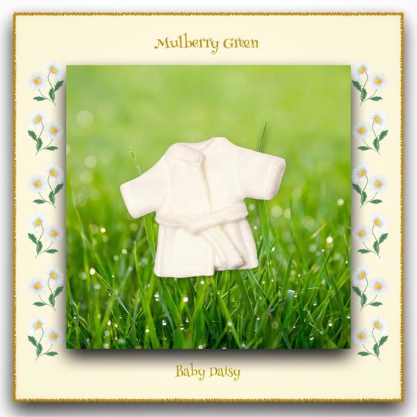 Ivory Dressing Gown to fit Baby Daisy 